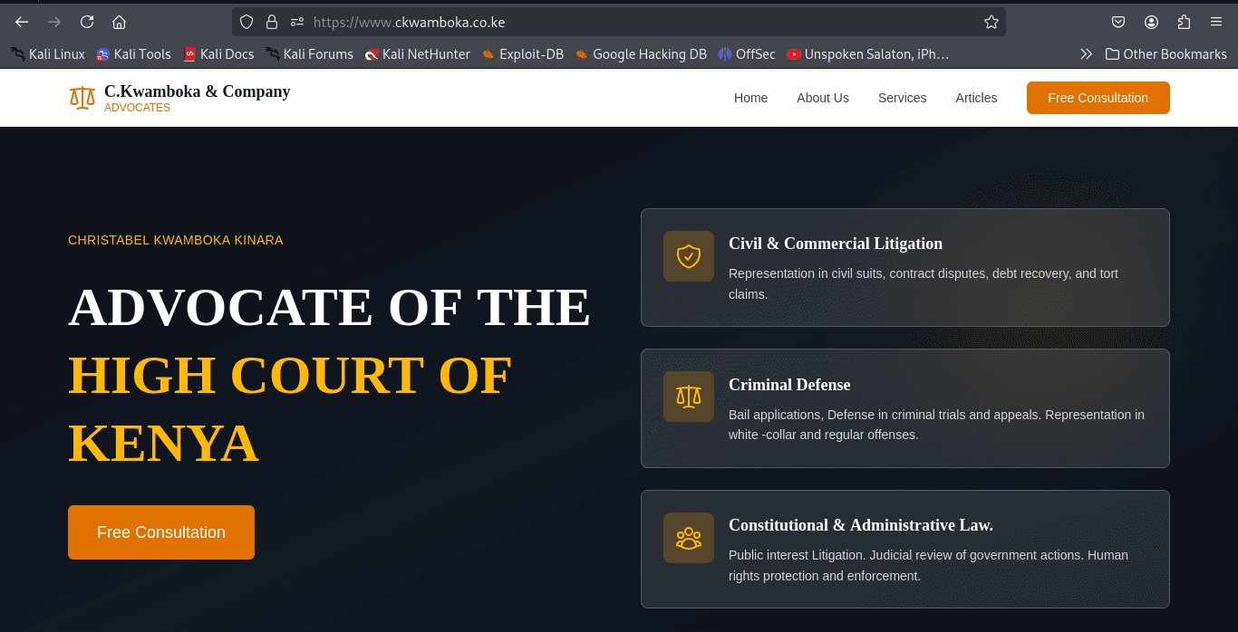 Ckwamboka & Company Advocate